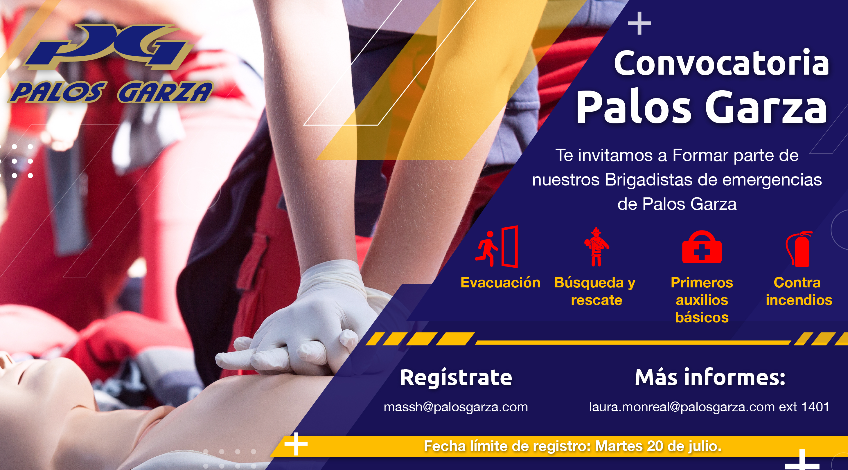 CONVOCATORIAS PARA BRIGADAS DE EMERGENCIA PG 